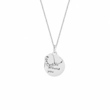 Damen-Kette 925 Sterling Silber rhodiniert 40-45cm XS3447 Damen-Kette 925 Sterling Silber rhodiniert 40-45cm XS3447