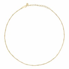 Collier 925 Silber vergoldet Schlangenkette rund mit Kugeln 41184839598174 Collier 925 Silber vergoldet Schlangenkette rund mit Kugeln 41184839598174