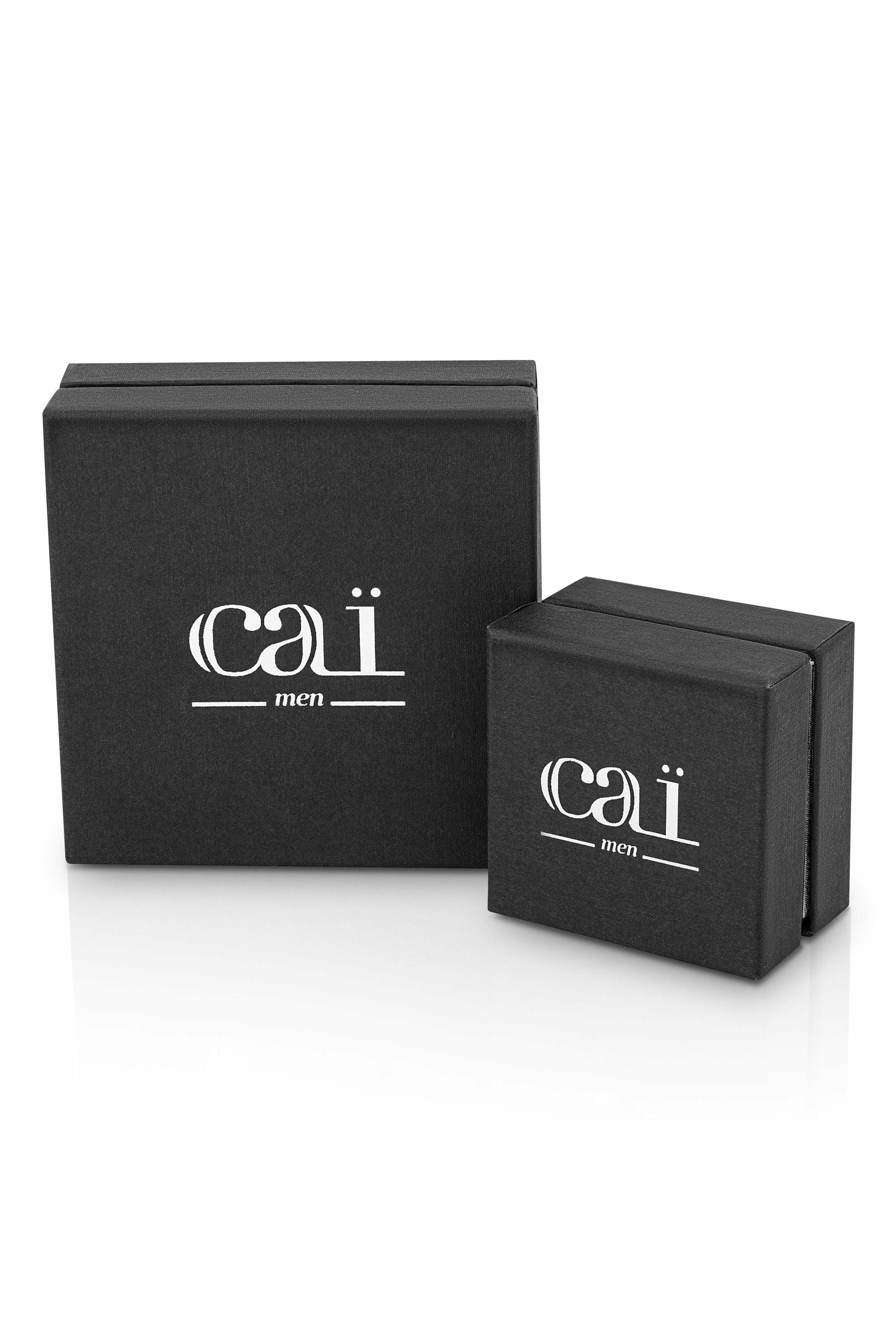 Armband Lavakugeln und Edelstahl Kette schwarz 21cm 41185185333342 – Bild 3