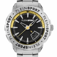 Plein Sport Herren Uhr mit umtauschbaren Armband RAMPAGE PSGDA0524 Silber‑Grau E... Plein Sport Herren Uhr mit umtauschbaren Armband RAMPAGE PSGDA0524 Silber‑Grau E...