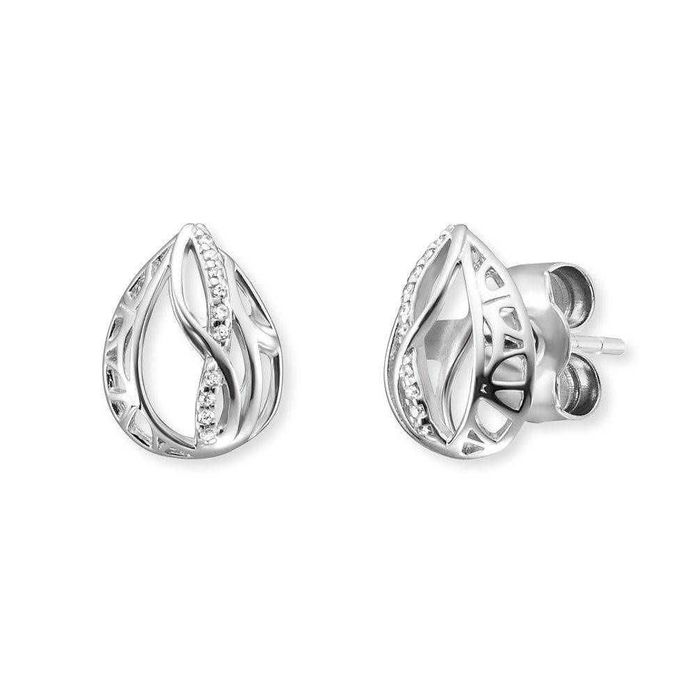 Damen-Ohrstecker 'Himmelsträne' ERE-TEARLIFL-ZI – Bild 2