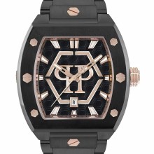 Philipp Plein Herrenuhr The Hexagon Phantom Schwarz PWPUA1025 Philipp Plein Herrenuhr The Hexagon Phantom Schwarz PWPUA1025
