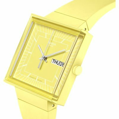 Swatch What If - Square SO34J700 What If... Lemon? Uhr Swatch What If - Square SO34J700 What If... Lemon? Uhr