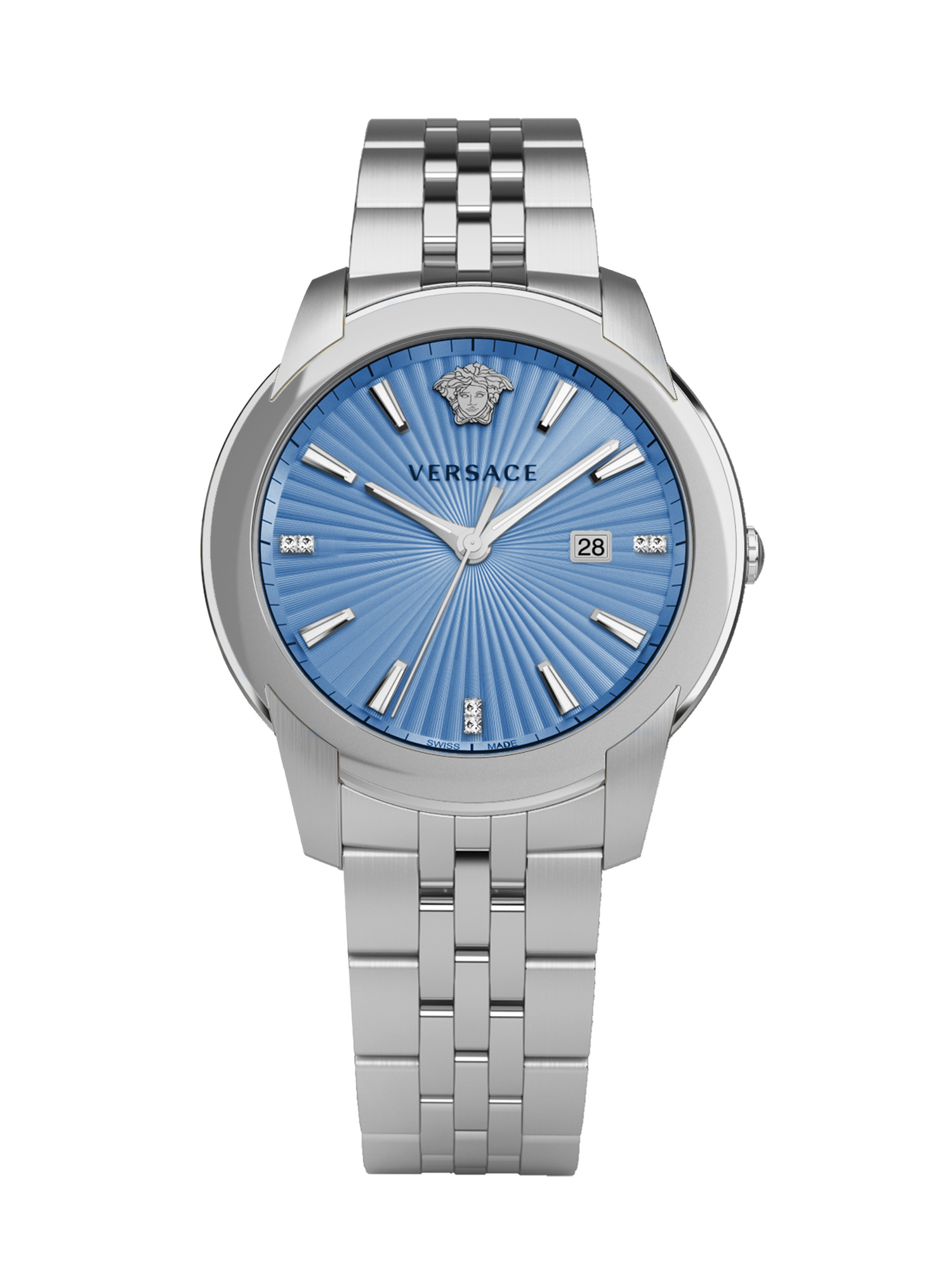 Versace Herren Armbanduhr V-Urban 42 mm Armband Edelstahl VELQ01119 – Bild 2