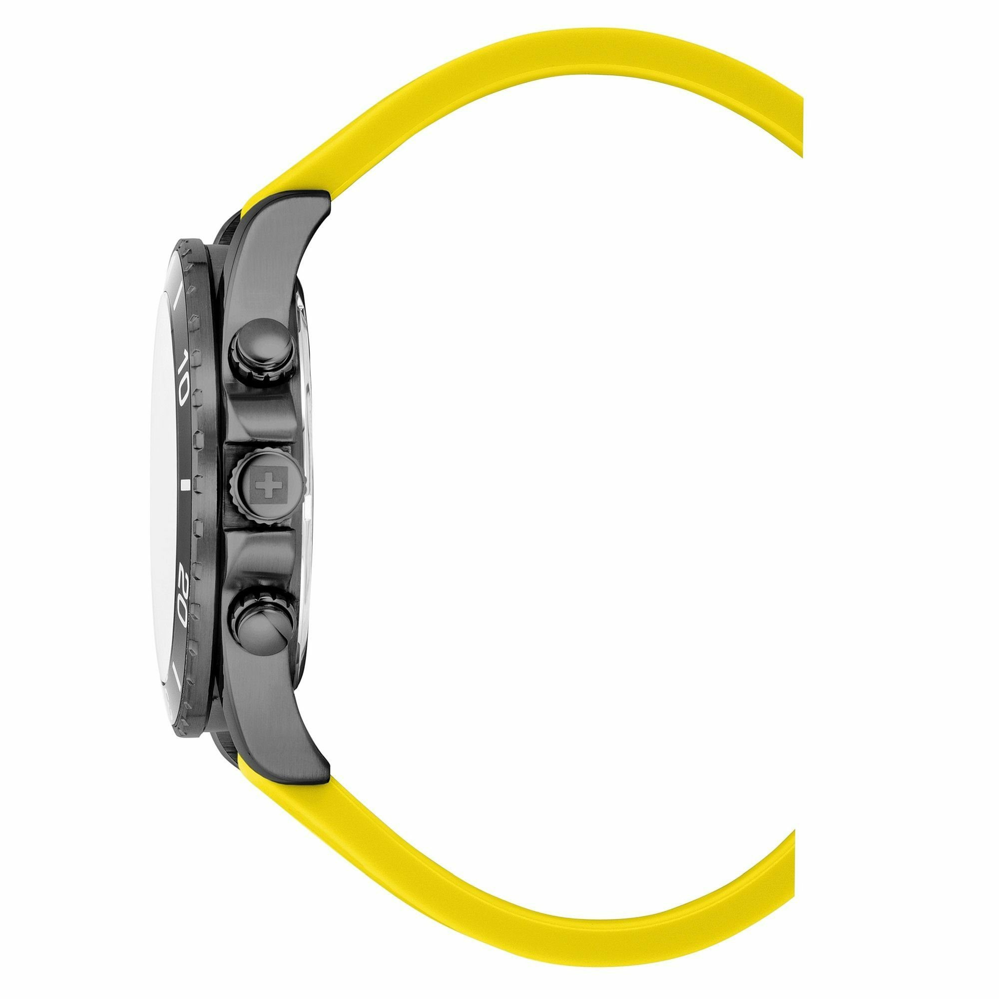 Swiss Alpine Military Herren Armbanduhr Chronograph Raptor gelb 7029.9878 – Bild 3