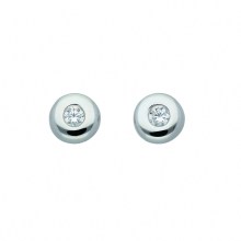 Damen 925 Silber Ohrringe  Ohrstecker mit Zirkonia Ø 4,4 mm Damen 925 Silber Ohrringe  Ohrstecker mit Zirkonia Ø 4,4 mm