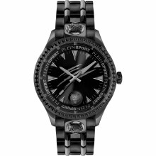 Plein Sport Herren Uhr Lineman PS5BA1124 Edelstahl IP Schwarz 45 mm Plein Sport Herren Uhr Lineman PS5BA1124 Edelstahl IP Schwarz 45 mm