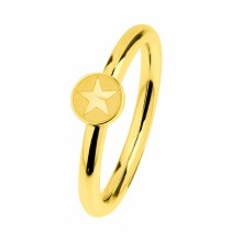 Ernstes Design Damen Statement Ring  Evia mit Stern Motiv Größe 55 Gold R484-55 Ernstes Design Damen Statement Ring  Evia mit Stern Motiv Größe 55 Gold R484-55