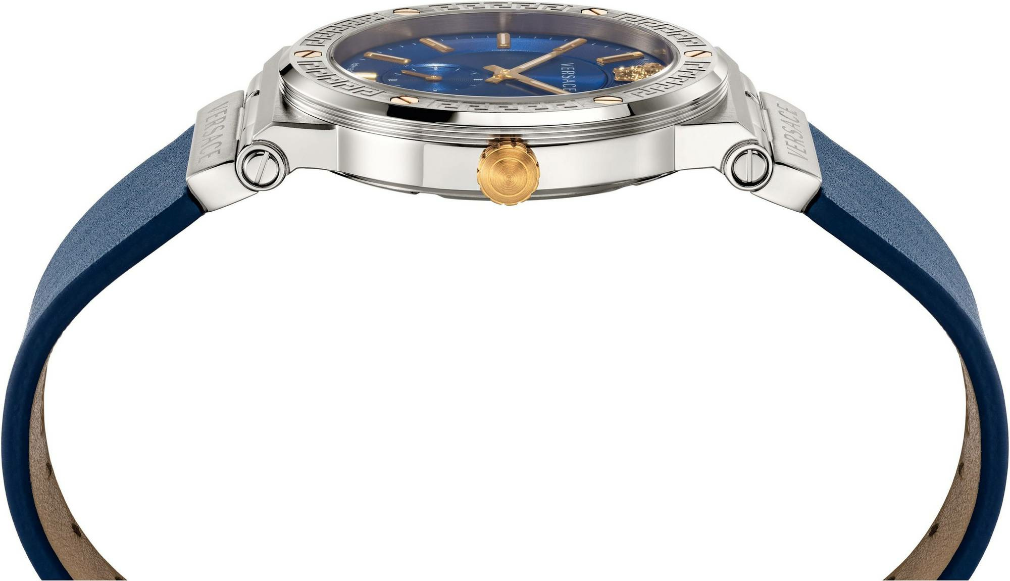 Versace Herren Armbanduhr GRECA LOGO silber/gold VEVI00120 Versace Herren Armbanduhr GRECA LOGO silber/gold VEVI00120