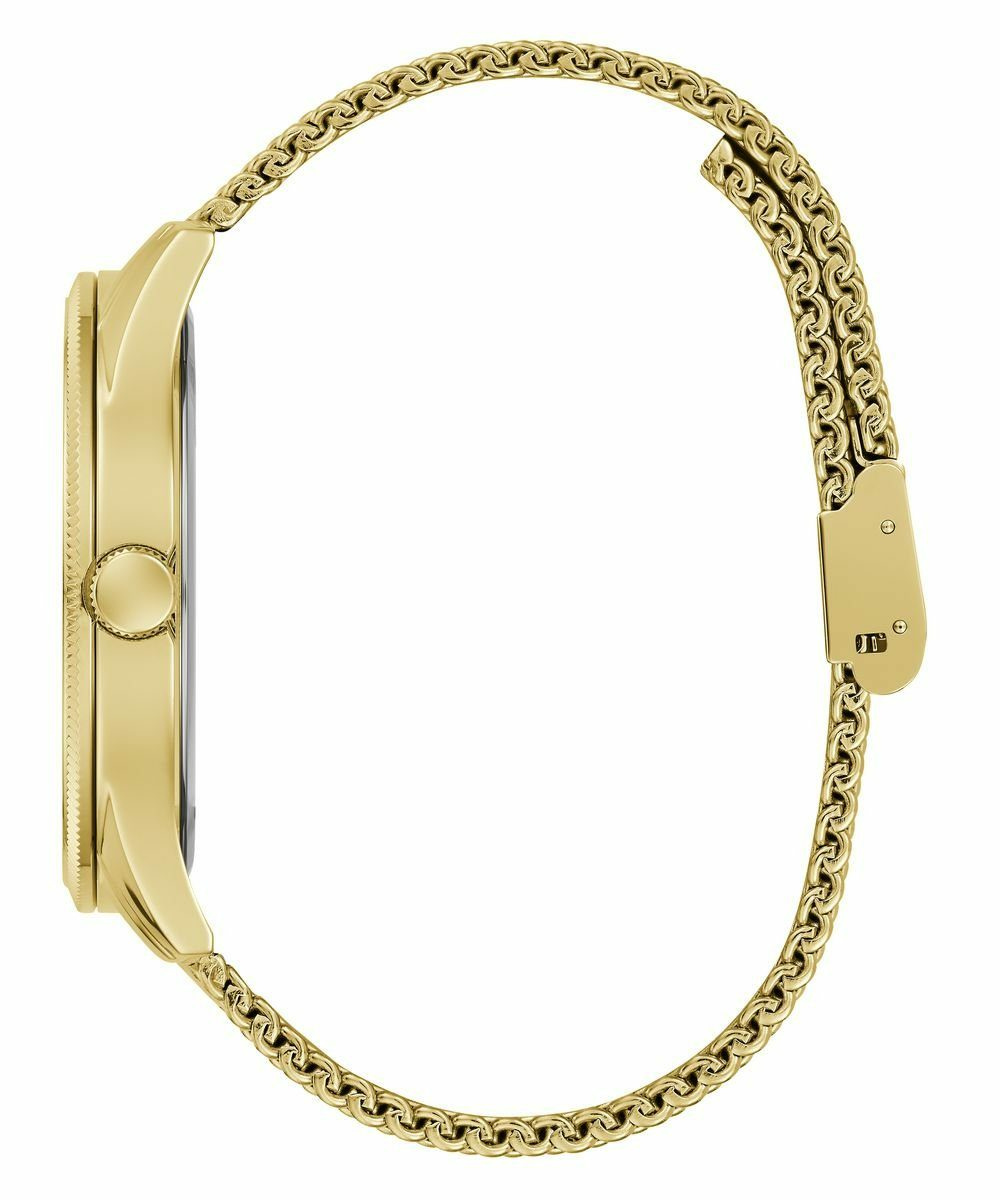 Guess Herren Armbanduhr REPUTATION gold, schwarz 44 mm GW0710G2 – Bild 3
