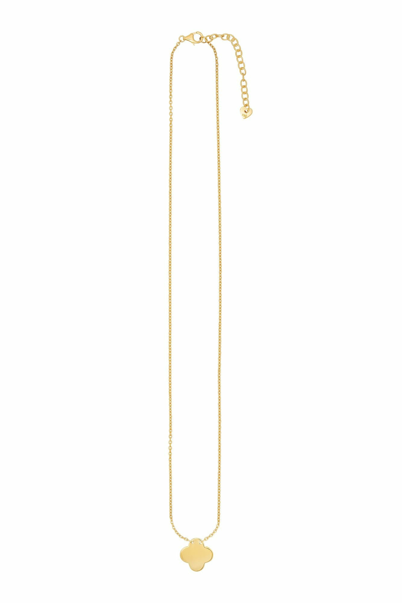 Collier 925 Sterling Silber gelb vergoldet Anhänger Clover Kleeblatt 41184962248... Collier 925 Sterling Silber gelb vergoldet Anhänger Clover Kleeblatt 41184962248...