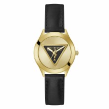 GUESS Damen Armbanduhr TRI PLAQUE GW0744L2 Schwarz Gold GUESS Damen Armbanduhr TRI PLAQUE GW0744L2 Schwarz Gold