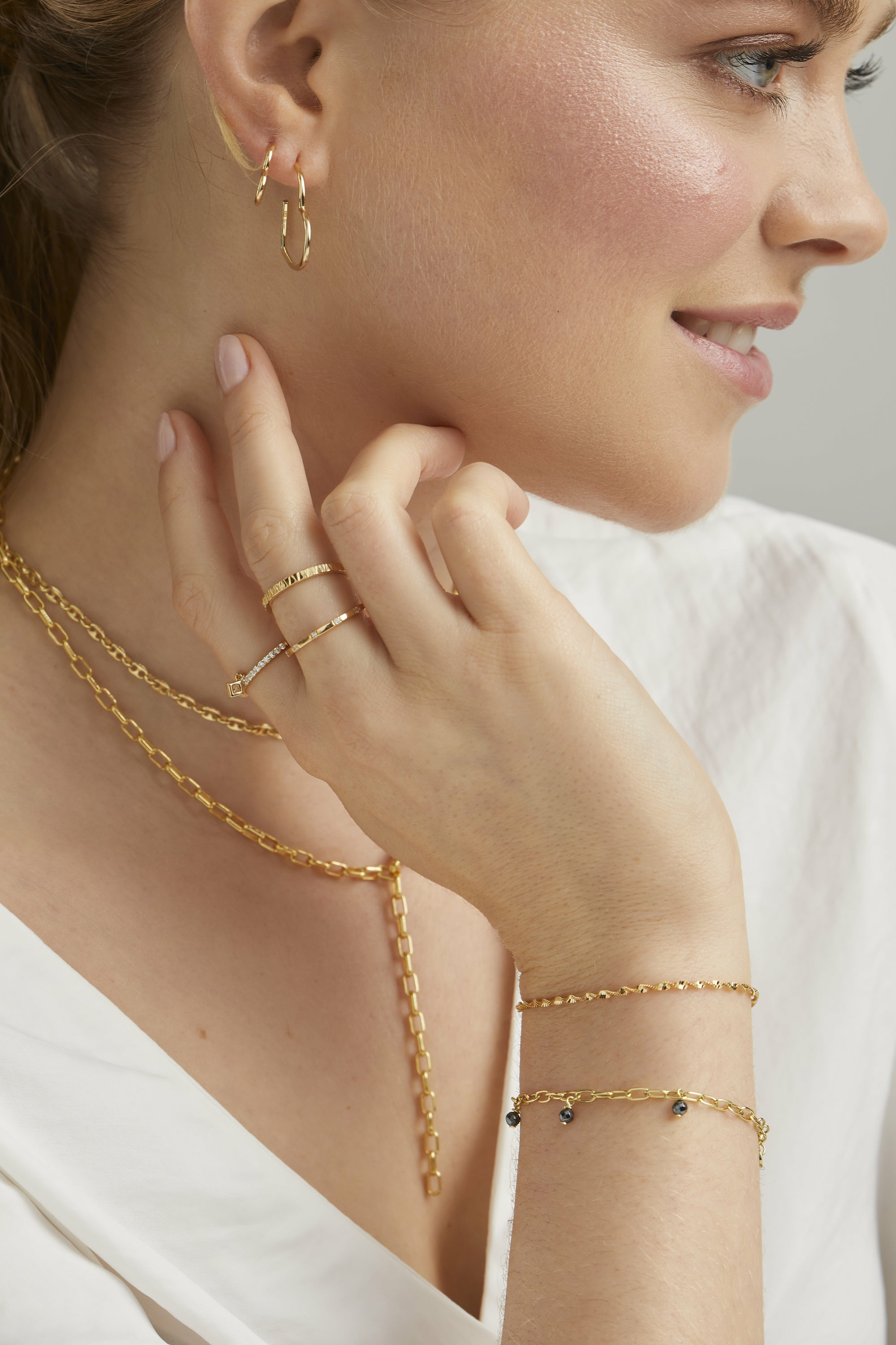 Armband 925 Silber vergoldet Hämatit 41185006354526 Armband 925 Silber vergoldet Hämatit 41185006354526