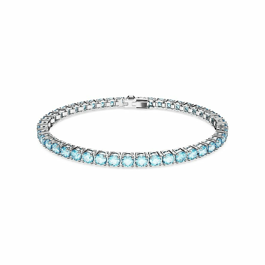Swarovski Damen Armband Matrix blue Gems Silber 5648928 Swarovski Damen Armband Matrix blue Gems Silber 5648928