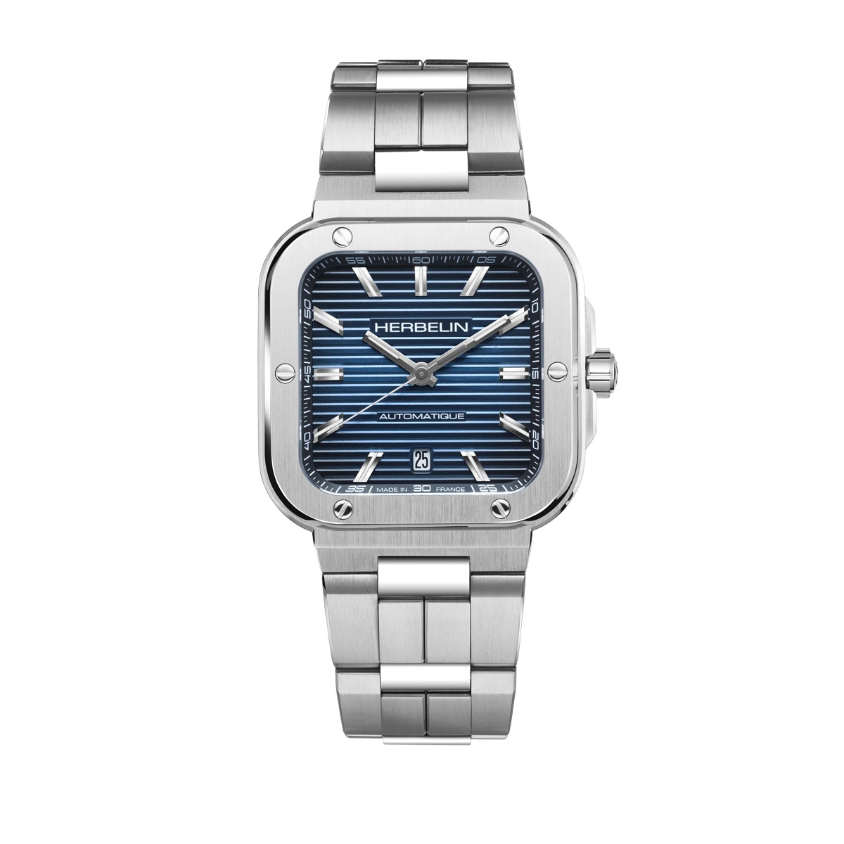 Michel Herbelin Automatikuhr Cap Camarat Square Silber 1646B15 Michel Herbelin Automatikuhr Cap Camarat Square Silber 1646B15