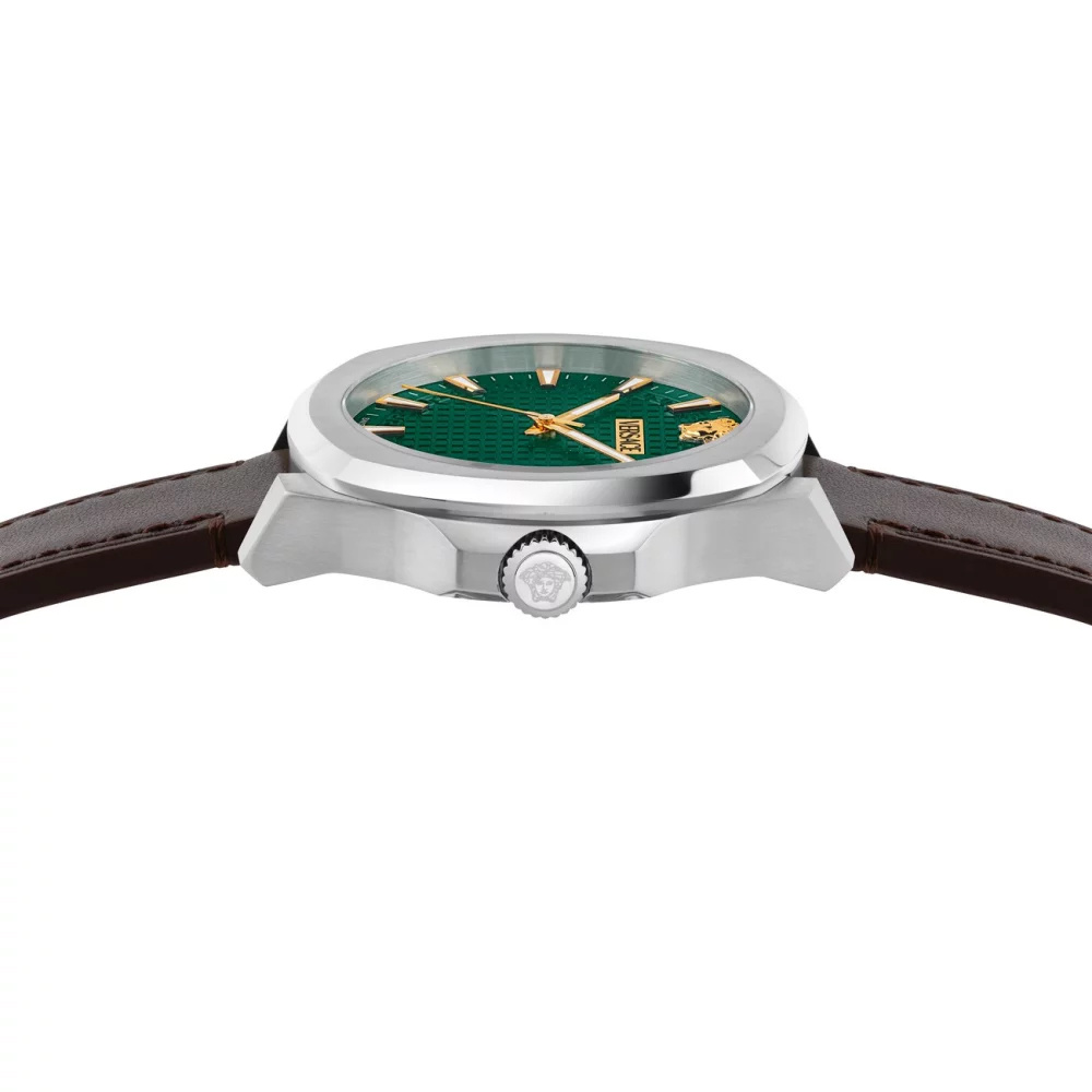 Versace Herren Armbanduhr Luxury Braun/Grün VEKKA0225 – Bild 2