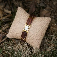 Edenhölzer Holzarmband Edelststahl Malhalla braun ED-C5040 Edenhölzer Holzarmband Edelststahl Malhalla braun ED-C5040