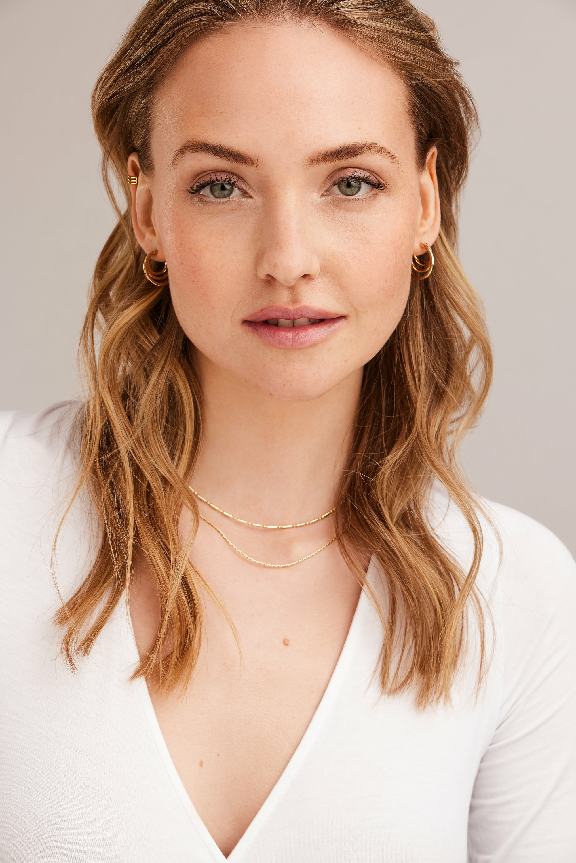 Collier 925 Silber vergoldet Paloma-Kette 41185110655070 – Bild 2