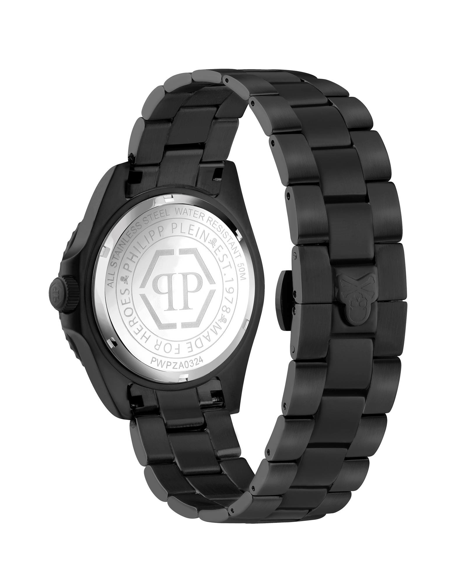 Philipp Plein Unisex Uhr GMT-I Challenger Baguettes – Bild 3