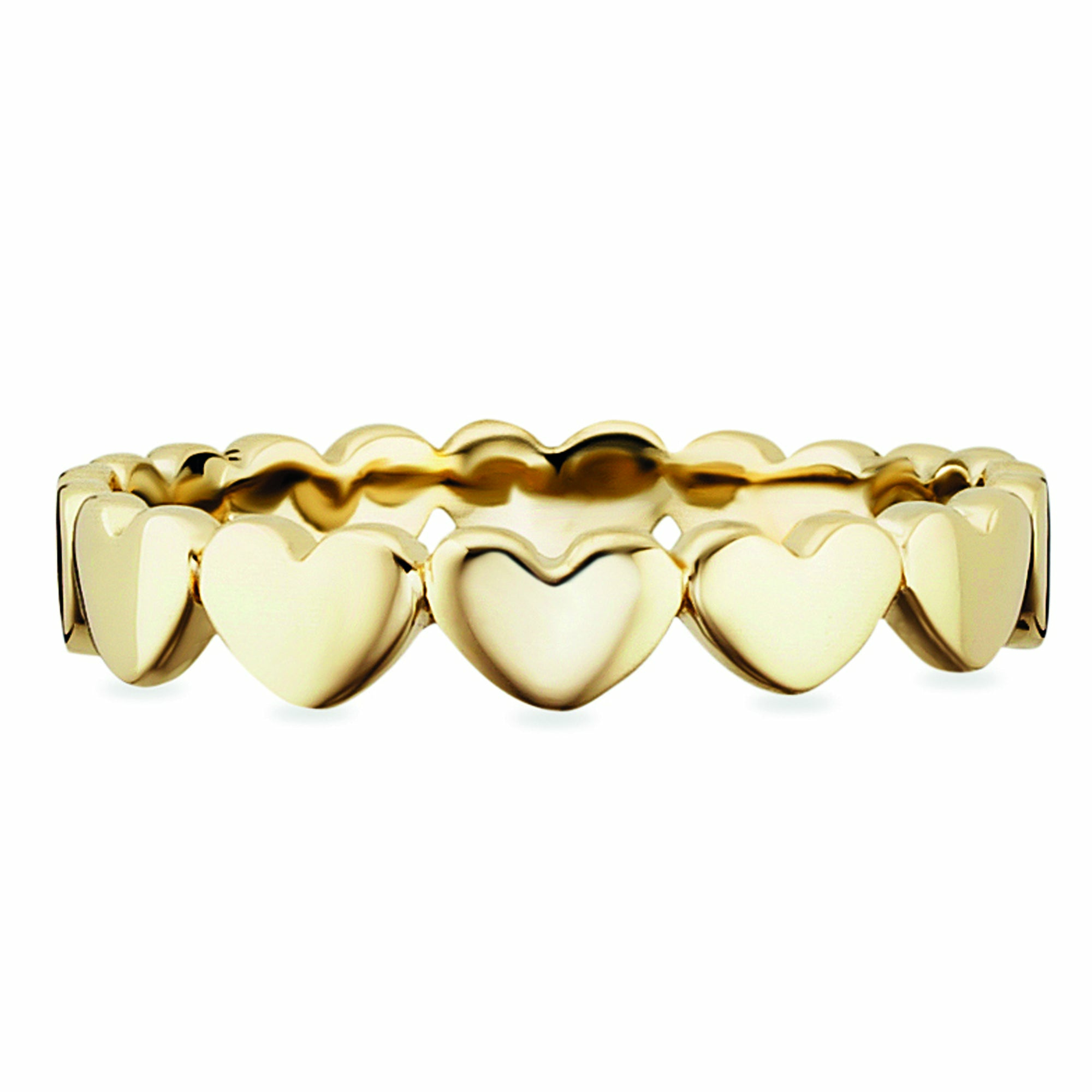 Ring 925/- Sterling Silber vergoldet Herzen 41184116736094 Ring 925/- Sterling Silber vergoldet Herzen 41184116736094