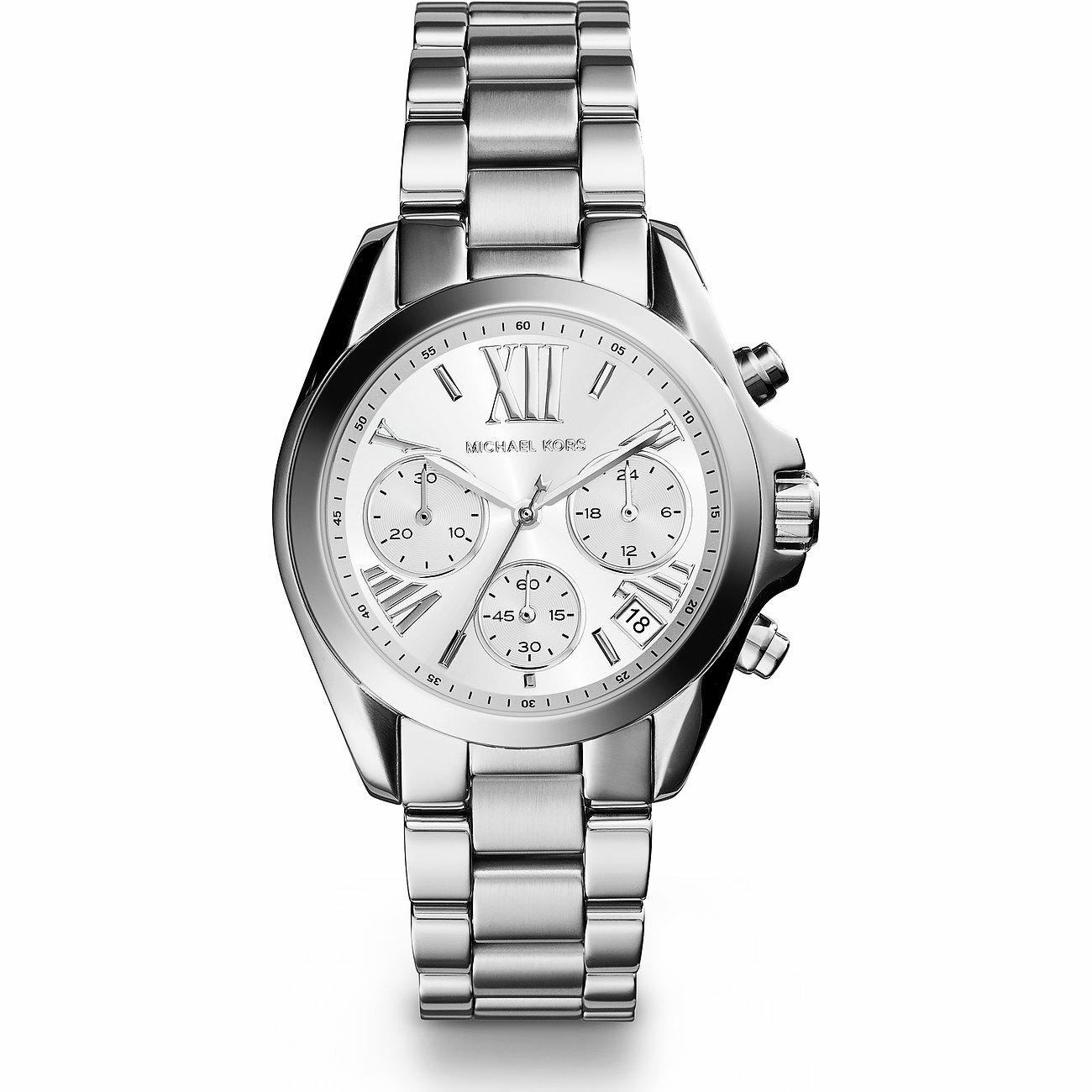 Michael Kors Uhr Damen Bradshaw Chronograph Silber MK6174 Michael Kors Uhr Damen Bradshaw Chronograph Silber MK6174