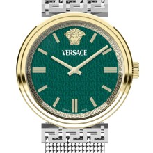 Versace Damen Uhr MYTHOS VETCA Silber Grün VETCA0524 Versace Damen Uhr MYTHOS VETCA Silber Grün VETCA0524