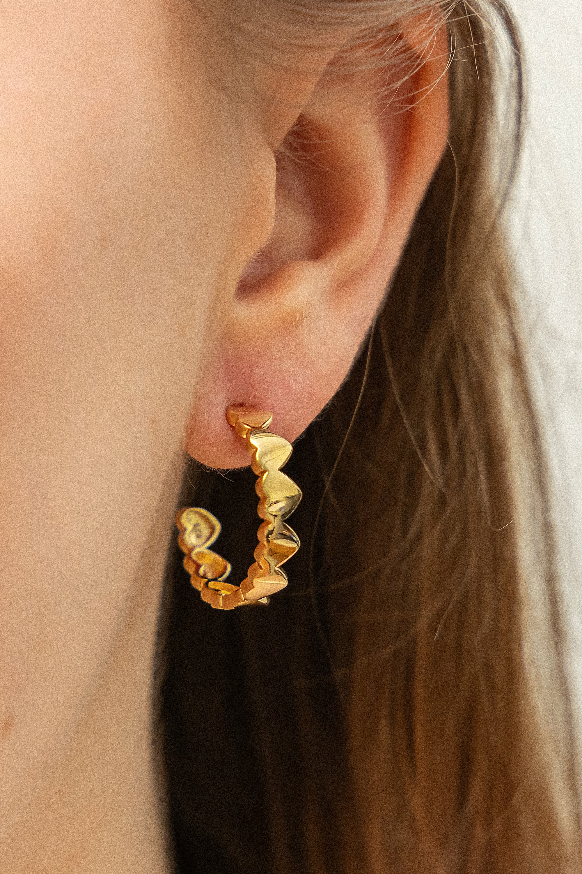 Creole 925 Sterling Silber vergoldet Herzen 41185089257566 Creole 925 Sterling Silber vergoldet Herzen 41185089257566