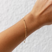 Armband 925/- Sterling Silber vergoldet Schlangenkette vierseitig diamantiert mi... Armband 925/- Sterling Silber vergoldet Schlangenkette vierseitig diamantiert mi...