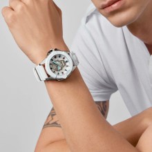 Philipp Plein Herrenuhr The $kull Titan Crystal Weiß PWAAA1521 Philipp Plein Herrenuhr The $kull Titan Crystal Weiß PWAAA1521