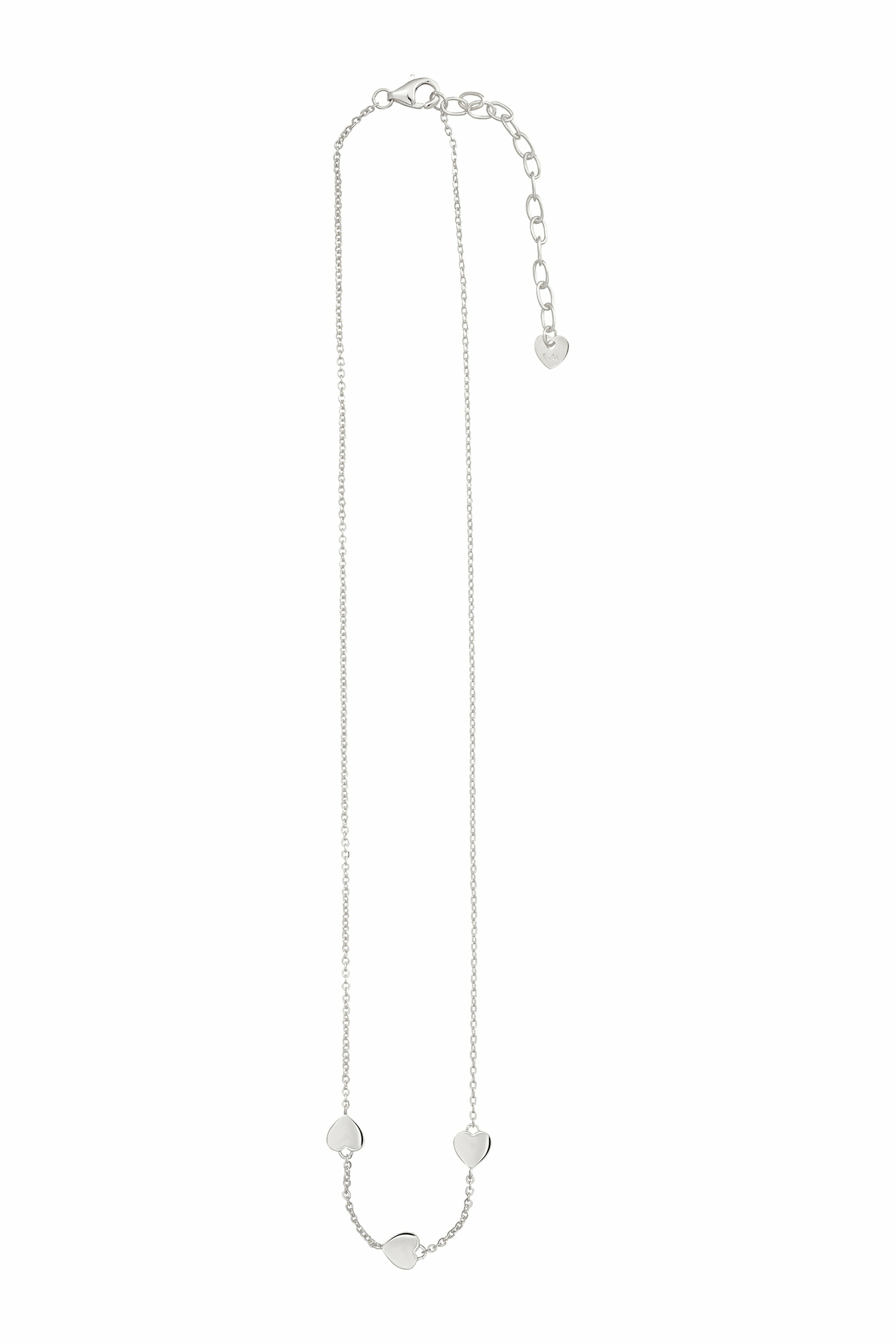 Halskette 925 Sterling Silber rhodiniert Herzen 41185187332190 – Bild 2