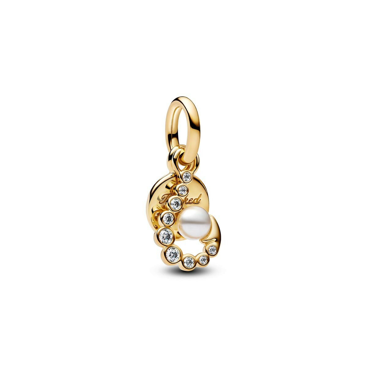 Pandora Charm-Anhänger Haken Goldfarben 763891C01 Pandora Charm-Anhänger Haken Goldfarben 763891C01