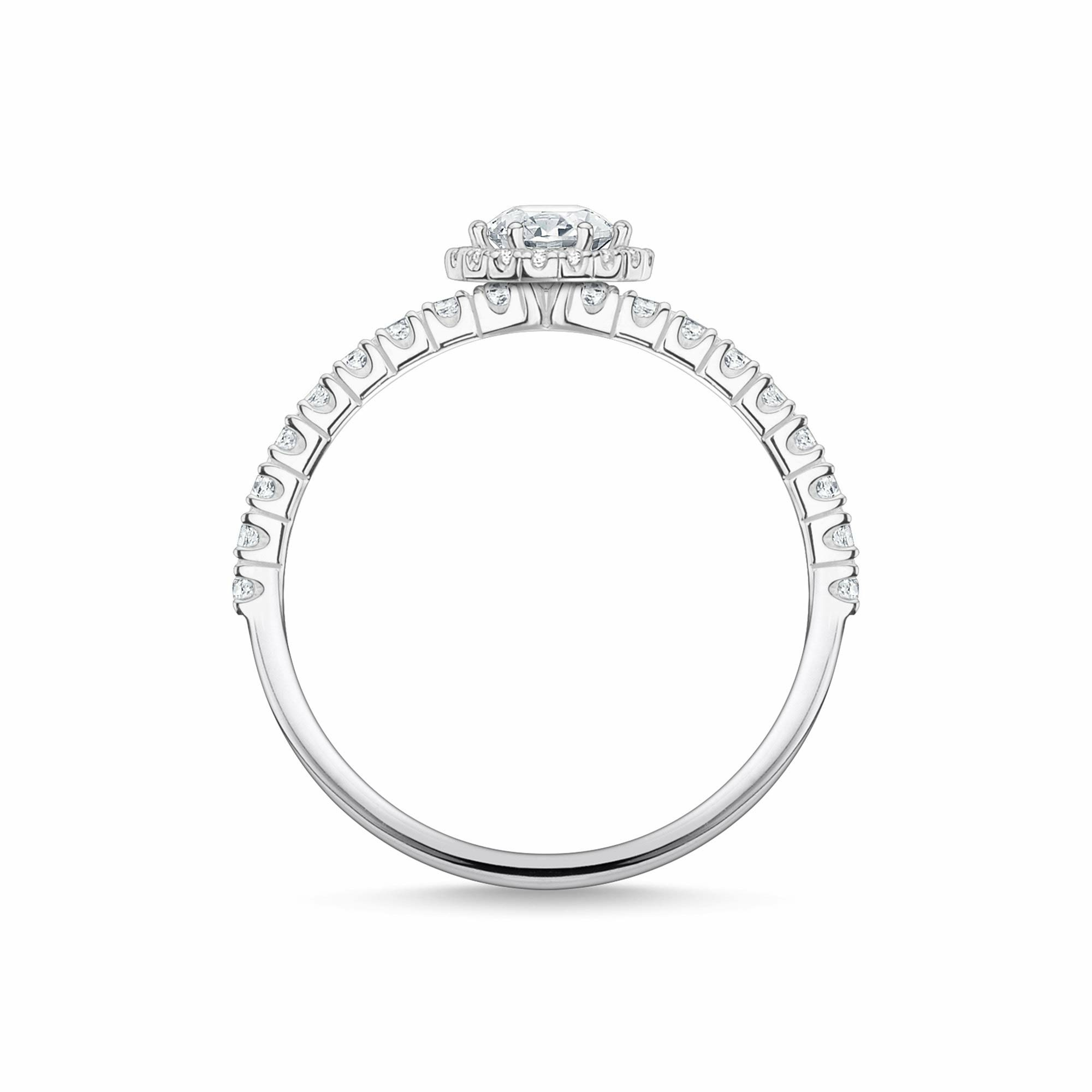 Thomas Sabo Damen Zirkonia Ring Größe 56 Silber TR2326-051-14-56 Thomas Sabo Damen Zirkonia Ring Größe 56 Silber TR2326-051-14-56