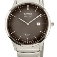 Boccia Herren Analoguhr Royce Concept Silber 3645-04 Boccia Herren Analoguhr Royce Concept Silber 3645-04