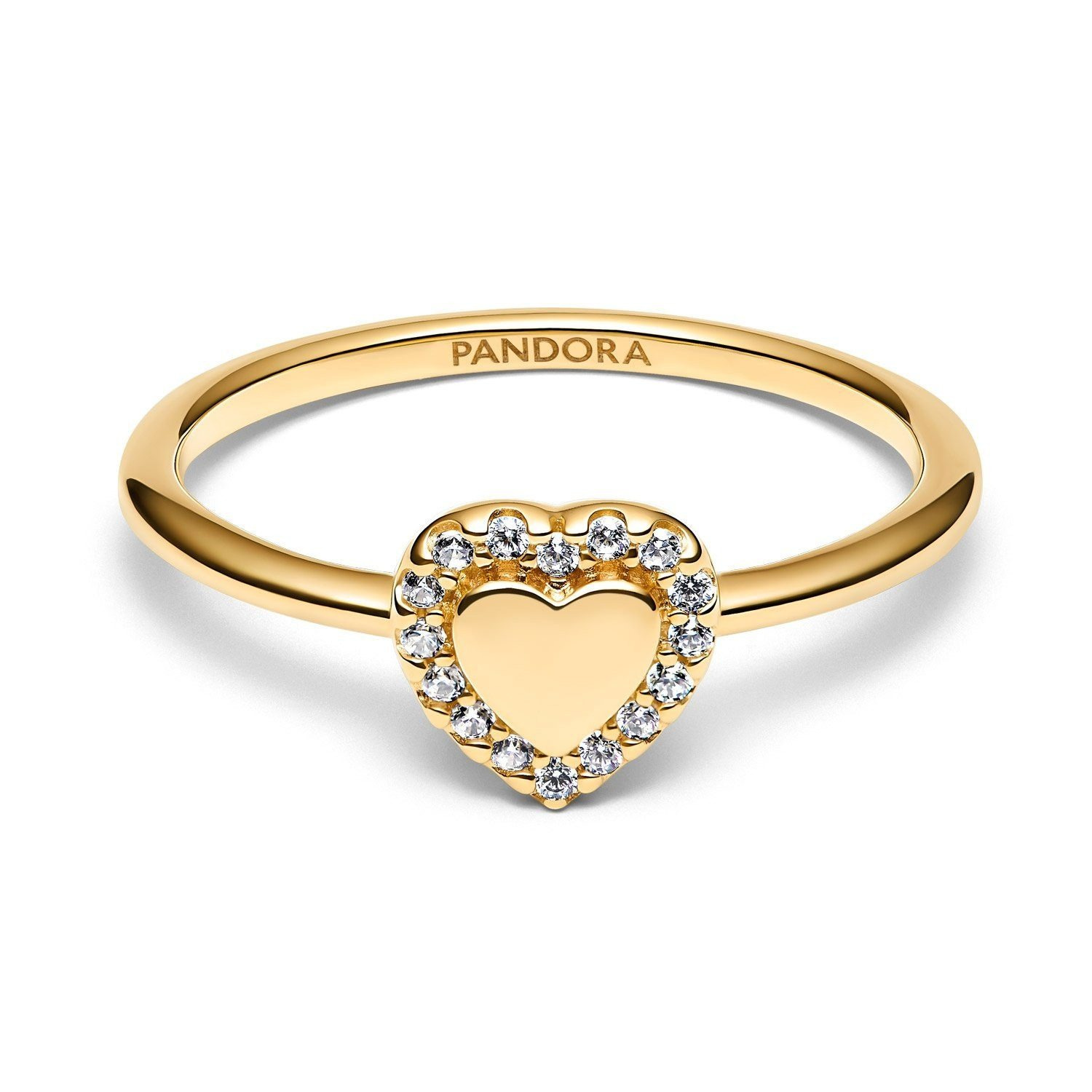 Pandora 163801C01 Damenring Herz Goldfarben – Bild 2