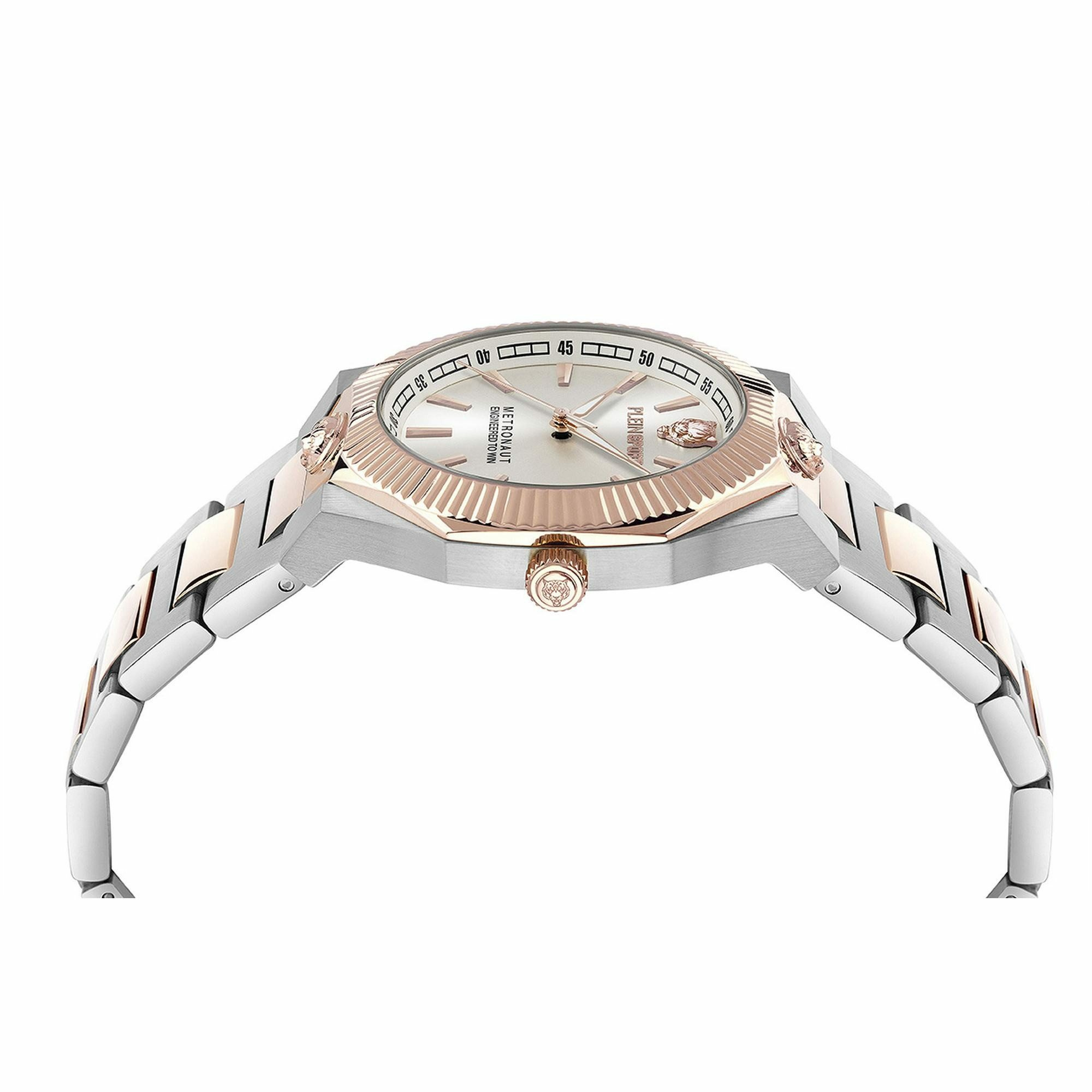 Plein Sport Damenuhr Metronaut PSDGA0425 Zwei-Ton Silber/Roségold – Bild 3