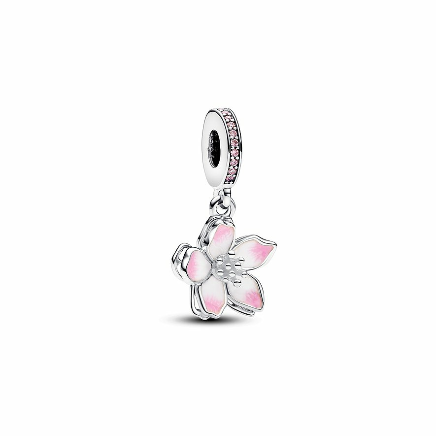 Pandora Damen Anhänger Cherry Blossom Silber 790667C01 Pandora Damen Anhänger Cherry Blossom Silber 790667C01