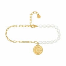 Fußkette 925 Silber Perlen Münze vergoldet Sonne Mond 41184831537246 Fußkette 925 Silber Perlen Münze vergoldet Sonne Mond 41184831537246