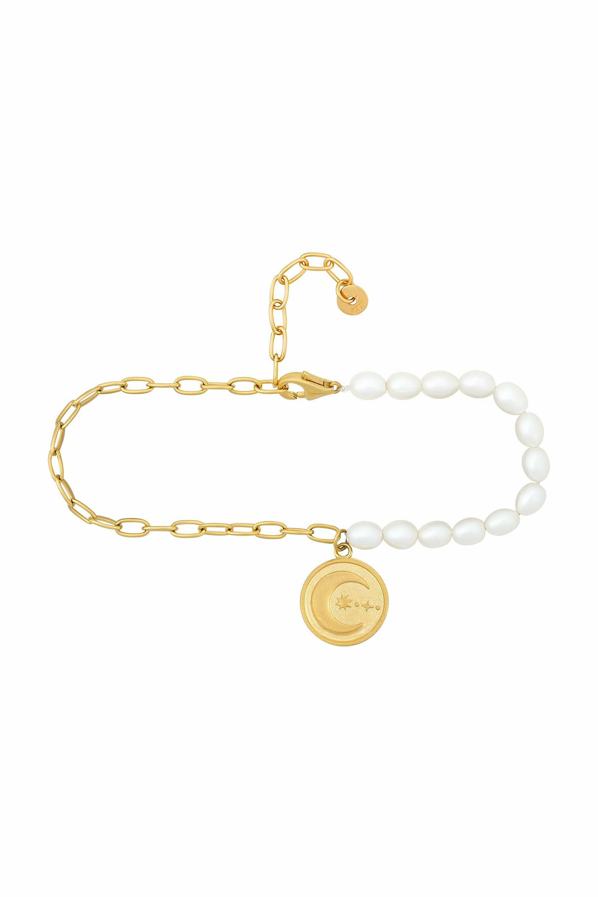 Fußkette 925 Silber Perlen Münze vergoldet Sonne Mond 41184831537246 Fußkette 925 Silber Perlen Münze vergoldet Sonne Mond 41184831537246