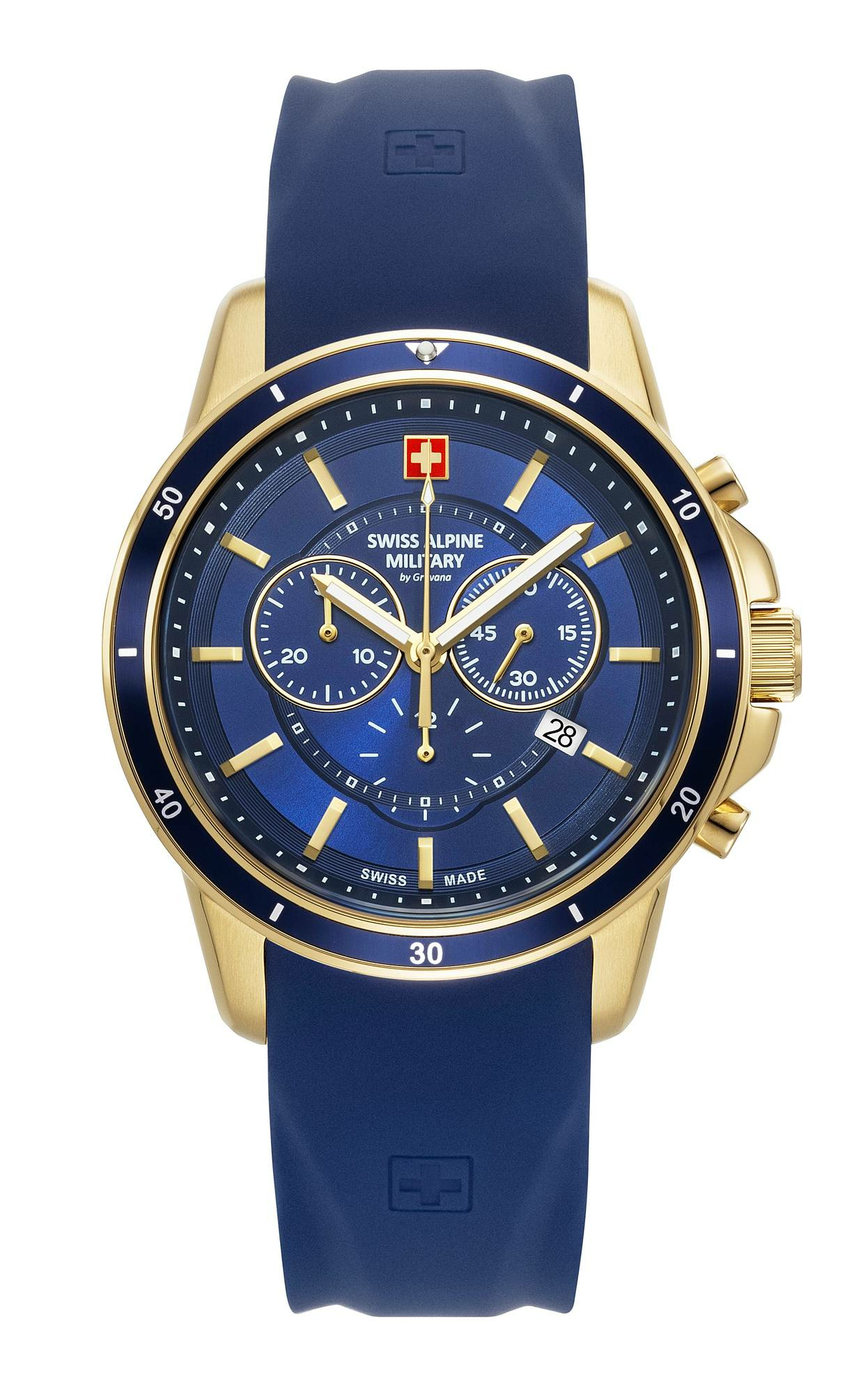 Swiss Alpine Military Herren Armbanduhr Douglas Chronograph 7089.9815 – Bild 2