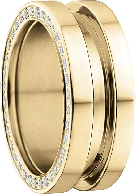 Bering Damen-Ring Artic Symphony AußenRing Edelstahl teilvergoldet 525-27-53 Bering Damen-Ring Artic Symphony AußenRing Edelstahl teilvergoldet 525-27-53