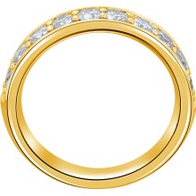 0.15 ct  Diamant Brillant Memoire Ring aus 585 Gelbgold 0.15 ct  Diamant Brillant Memoire Ring aus 585 Gelbgold