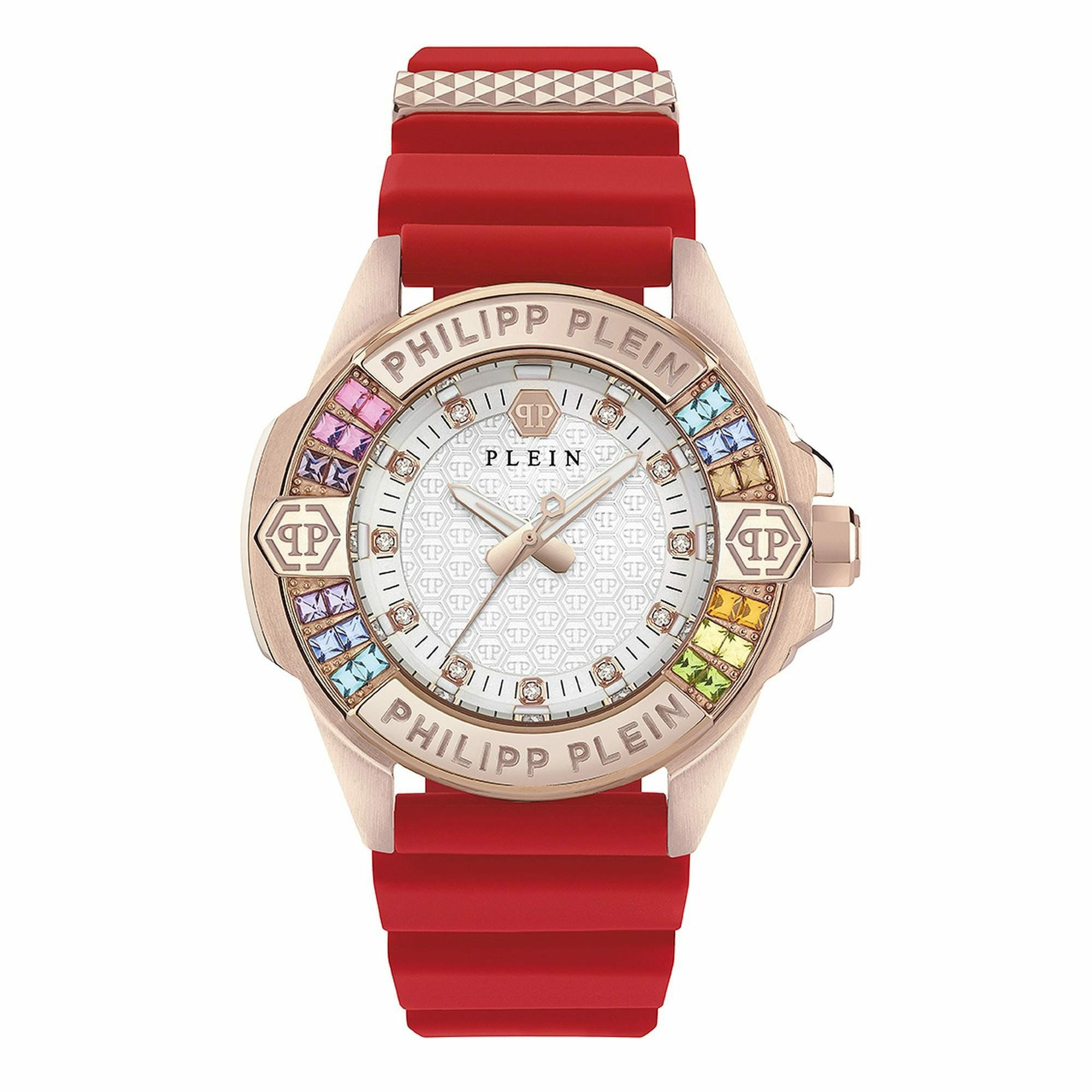 Philipp Plein Damen Armbanduhr PWOFA0325 Plein Majesty Rosé/Rot Philipp Plein Damen Armbanduhr PWOFA0325 Plein Majesty Rosé/Rot