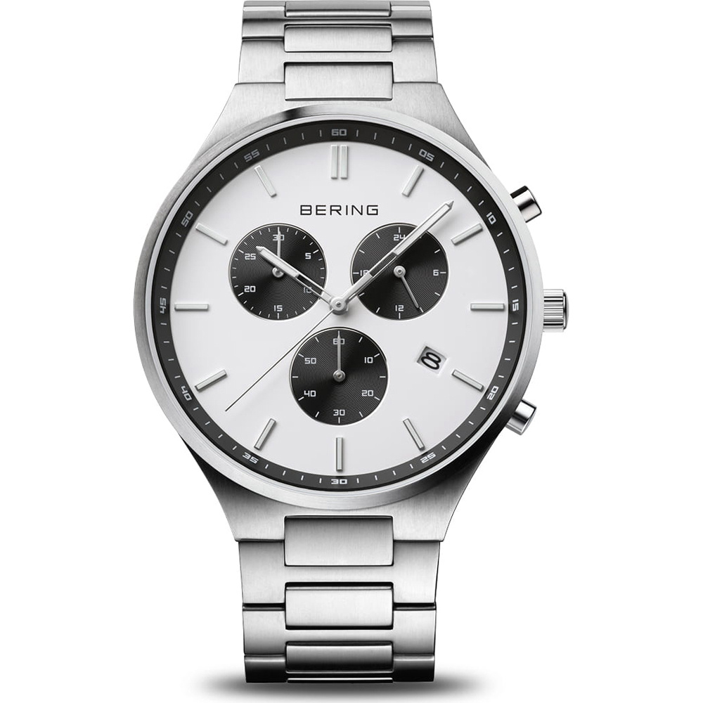 Bering Titan-Design-Chronograph Herren Biclor 11743-704 Bering Titan-Design-Chronograph Herren Biclor 11743-704