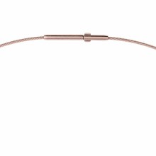 Ernstes Design Damen Halskette 1-Fach Drahtseil Collier 45cm Rosegold DS1C-RG-45 Ernstes Design Damen Halskette 1-Fach Drahtseil Collier 45cm Rosegold DS1C-RG-45