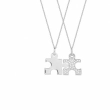 Damen-Anhänger Puzzle 925 Sterling Silber rhodiniert Zirkonia XS3526 Damen-Anhänger Puzzle 925 Sterling Silber rhodiniert Zirkonia XS3526