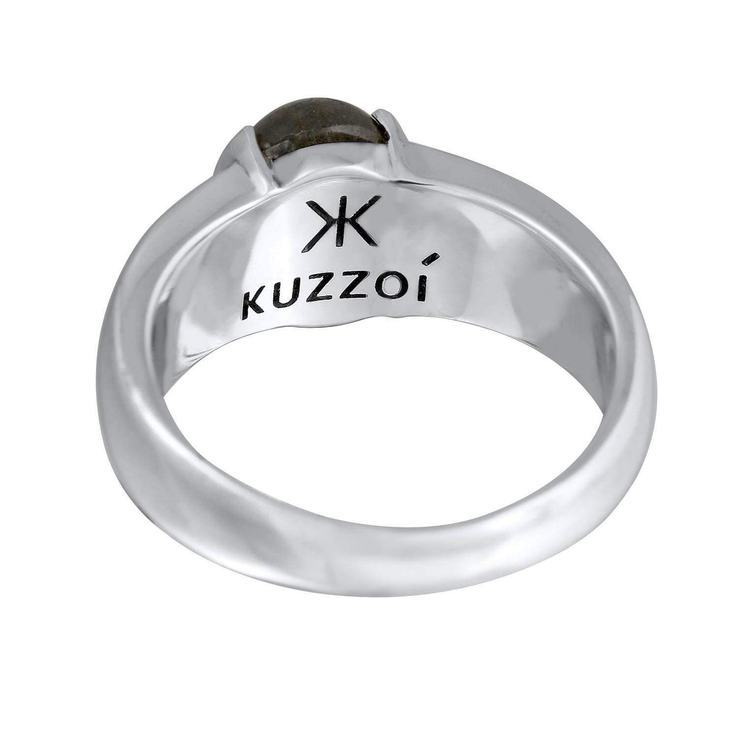 Ring Herren Siegelring Labradorit 925 Silber – Bild 3