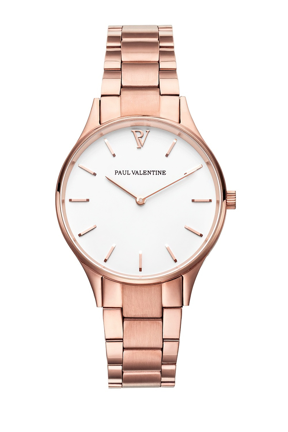 Paul Valentine Damen Armbanduhr HERMOSA ROSE GOLD BLACK 34 MM PV34112 – Bild 3