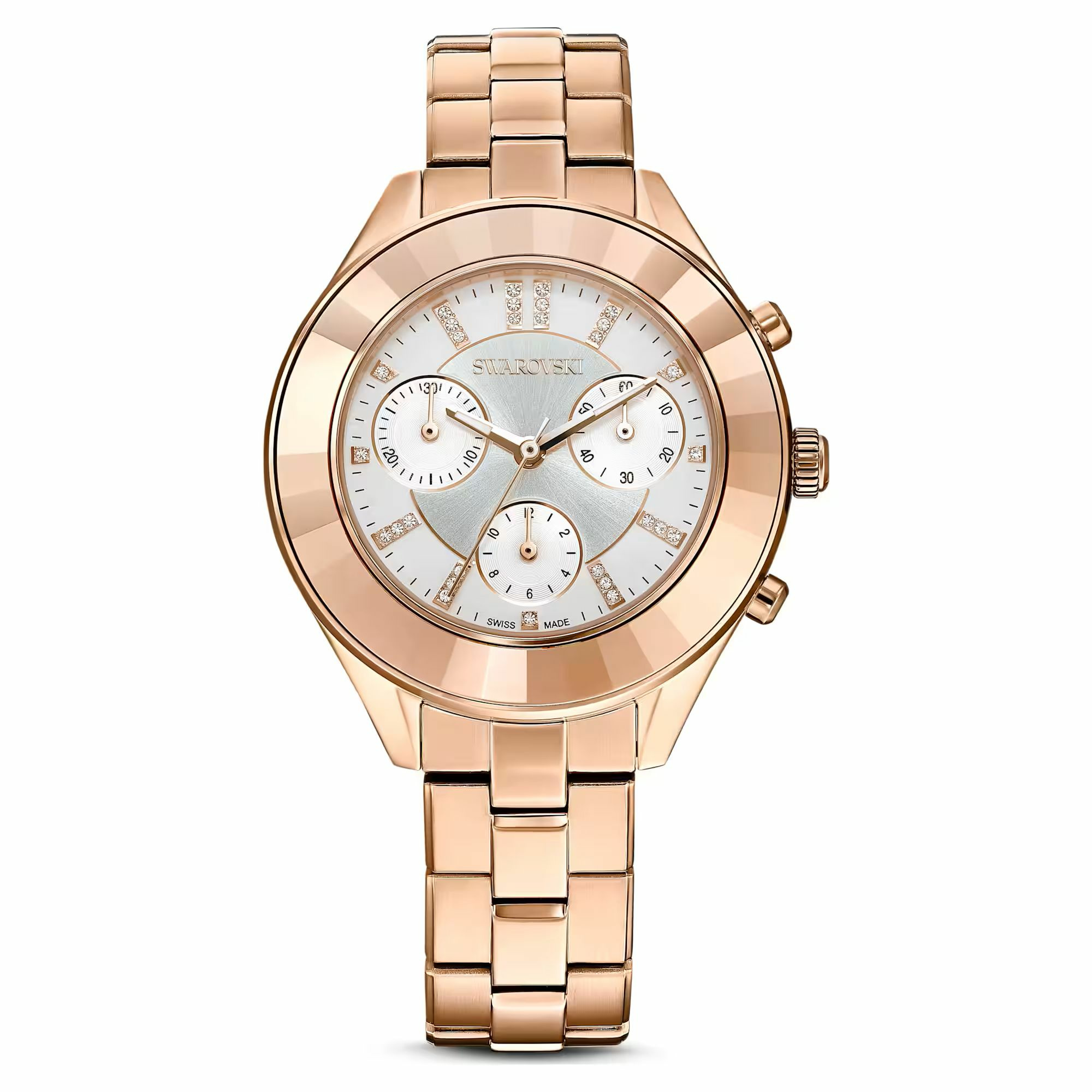 Swarovski Uhr Unisex Octea Lux Sport Chronograph 37 mm Roségold 5612194 Swarovski Uhr Unisex Octea Lux Sport Chronograph 37 mm Roségold 5612194