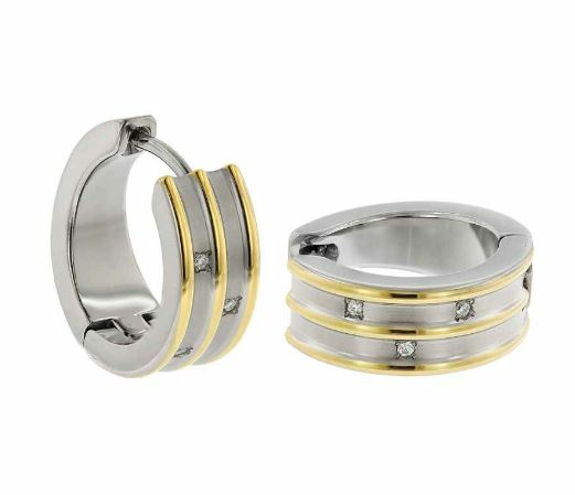 Boccia Damen-Ohrringe Creolen Titan mit Diamanten 05047-03 Boccia Damen-Ohrringe Creolen Titan mit Diamanten 05047-03