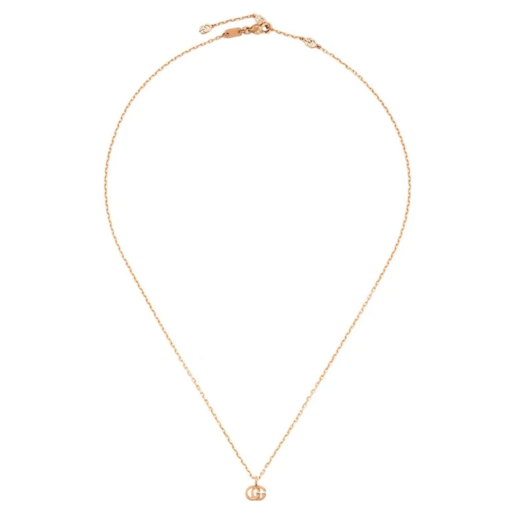 Gucci GG Running Damenhalskette aus 18 kt Roségold YBB687118001 – Bild 2